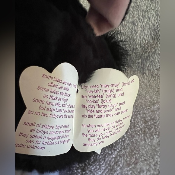 Vintage - 1998 Furby - black with white feet - Picture 6 of 7